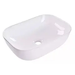 GRIFOS CENTER - Lavamanos Rectangular Porcelana Blanco 45.5x32.5x13.5