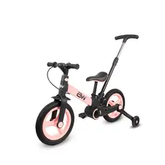 QMAX - Bicicleta de Balance 4 En 1 Revolt Plegable Rosa