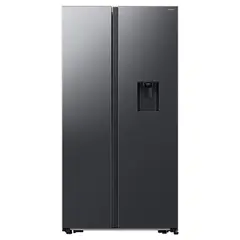 SAMSUNG - Nevecón Side by Side 578 Litros RS57DG4100b4CO Negro Con Inteligencia Artificial