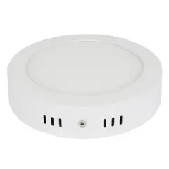 GENERICO - Panel Led 18w Sobreponer Redondo Luz Cálida Certificado