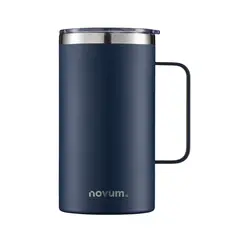 NOVUM - Vaso 20 Oz 600 ml Azul con Agarradera