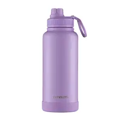 NOVUM - Termo Deportivo 32 Oz 950 ml Lila con Base Silicona