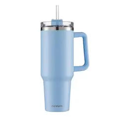 NOVUM - Termo 40 Oz 1.2 Lts Azul Pastel con Agarradera