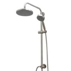 GRIFOS CENTER - Columna de Ducha Niquel Venti Acero Inoxidable