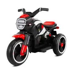 PRINSEL - Moto Montable Eléctrica para Niños Galaxy Rojo 6v