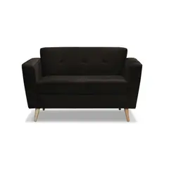 ELITE LIVING - Sofá 2 Puestos Seul 160x80x65 cm Chocolate