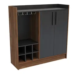 JUST HOME COLLECTION - Bar Bran 106x106x35 cm Gales Negro