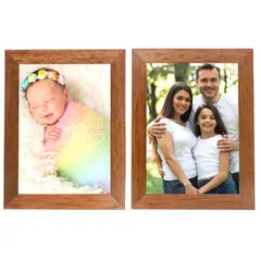 GENERICO - Set de 2 Portarretratos Flatt 20 13x18 cm
