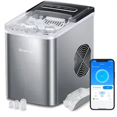 GOVEELIFE - Máquina de Hielo Inteligente 26 lb/día Control por Voz y Autolimpieza