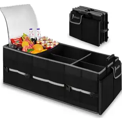 undefined - Organizador de Baúl Plegable con Cooler y 3 Compartimentos