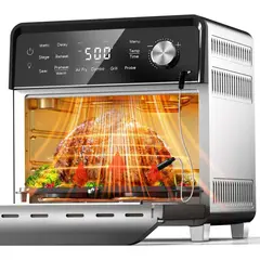 NUWAVE - Horno Freidora de Aire X Chef Todd 14.7 L con Parrilla Enchufable y 100 Presets