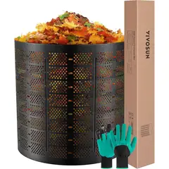 VIVOSUN - Compostador Expandible para Exteriores de 1893 Litros