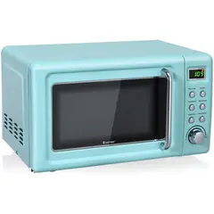 COSTWAY - Horno Microondas Retro de 19.8L 700 W Color Verde