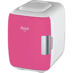 undefined - Mini Nevera Portátil Eléctrica Cooluli para 6 Latas Color Rosado