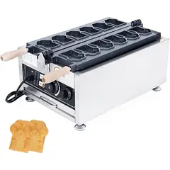 undefined - Máquina de Waffles en Forma de Pata CPVKRY Acero Inoxidable 2000W Antiadherente 110V