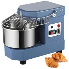 GARVEE - Mezclador de Masa Comercial 8L 450W Doble Rotación Acero Inoxidable Color Azul