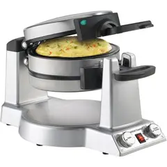 CUISINART - Waflera y Máquina para Omelettes de Acero Inoxidable