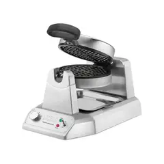 WARING - Waflera Clásica Comercial 1200W 120V Platos Antiadherentes Giratoria