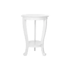 SAFAVIEH - Mesa Auxiliar Pedestal Mary de Estilo Vintage