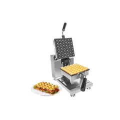 ALDKITCHEN - Waflera de burbujas con revestimiento antiadherente y control de temperatura