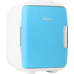 undefined - Mini Nevera Portátil Eléctrica Cooluli para 6 Latas Color Azul