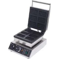 undefined - Máquina de Waffles Profesional LOYALHEARTDY 1500W 6 Unidades Acero Inoxidable Antiadherente