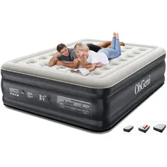 undefined - Colchón Inflable Queen Elevado con Bomba Integrada