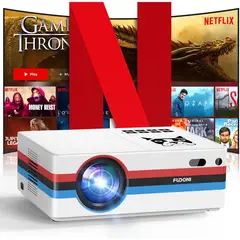 undefined - Proyector Inteligente FUDONI 600ANSI 4K con Netflix y Dolby Audio WiFi 6 Bluetooth