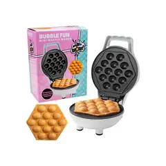 CUCINAPRO - Mini Waflera de Burbujas 350W Antiadherente con Recetas