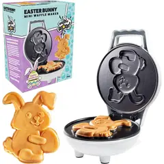 undefined - Mini Waflera de Conejo de Pascua Waffle Wow 4 pulgadas Antiadherente