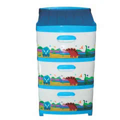 PROMADIS - Cajonero Organizador 3 Niveles 48X41X74Cm Azul