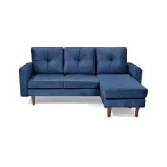 ROCA - Sofa en L Intercambiable Beira 85X190X140 Azul