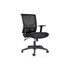 DIVIOFFICE - Silla de escritorio Ergonómica Negro Estambul Gerente