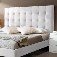 EKONOMODO COLOMBIA - Combo Cama Con Colchón Pillow Queen Luxury 160X190X140 Blanco Perlado