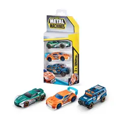 ZURU - Carritos De Juguete Metal Machines Set X 3 - Toxic