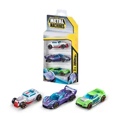 ZURU - Carritos De Juguete Metal Machines Set X 3 - Nitro Rider