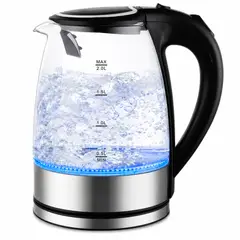 52 BITS - Hervidor de Agua Con Filtro En Acero Inoxidable Color Transparente