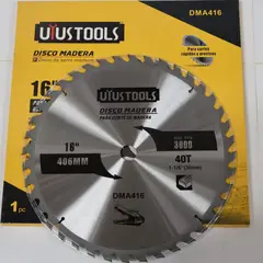 UYUSTOOLS - Disco Madera 16 Pulgadas X 40 Dientes