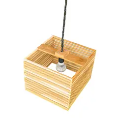 WOODMADE - Lámpara Colgante en Madera