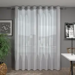 JUST HOME COLLECTION - Cortina Velo Napoli 280x220 cm Blanco