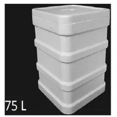 GENERICO - Nevera en Icopor 75 Litros 1 Unidades