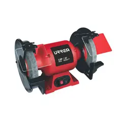 URREA - Esmeril de Banco 8 Pulgadas 750 W Industrial 120 V 3450 RPM