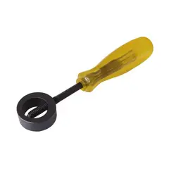 URREA - Porta Cincel Cuadrado 8.1/2 Pulgadas con Mango Ergonómico