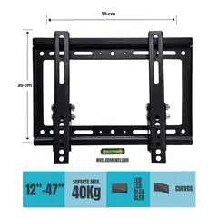 ELECTRIC LINE - Soporte para Tv Fijo de 12" a 47" Peso Max 40 kg