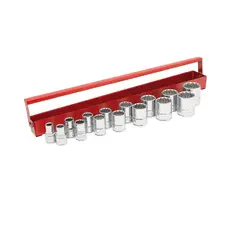 URREA - Juego de Copas 15 Piezas 12 Puntas Uso Pesado Cuadrante 1/2''