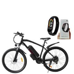 FULLER - Bicicleta Todo Terreno Eléctrica Glx Negra Rin 27.5" 350w