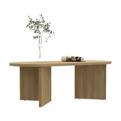 RTA DESIGN - Mesa de Centro Ted 42x120x52 Fresno Eu