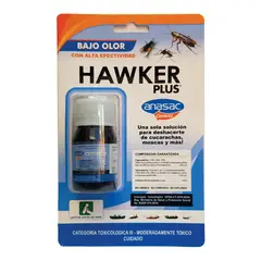 ANASAC - Insecticida Liquido Rastreros y Voladores Hawker Plus 30 ml