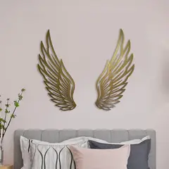 CEGRAFIC - Alas Doradas De 67 X 24 Cm Cada Ala