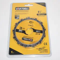 UYUSTOOLS - Disco para Tallar Madera 4 1/2 Pulgadas 13 Dientes